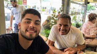 Hijo y padre. Ignacio y Miguel Angel Russo.