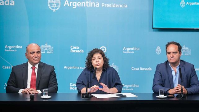 La ministra de Salud nacional