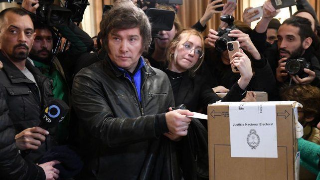 El candidato presidencial de La Libertad Avanza (LLA)