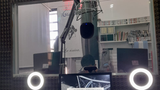 El estudio de Radio Clásica ubicado en Corrientes al 800.&nbsp;