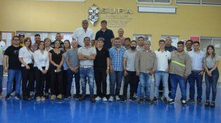 Presentation of authorities in the Supa of Puerto General San Martín
