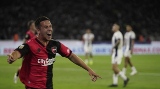 Francisco González anotó uno de los goles de Newells en el triunfo en Córdoba en 2024.