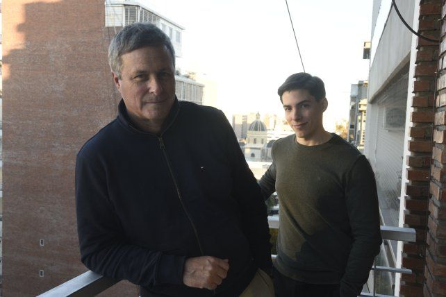 El arquitecto Federico Ortega Angelelli junto a Rodrigo Lozano