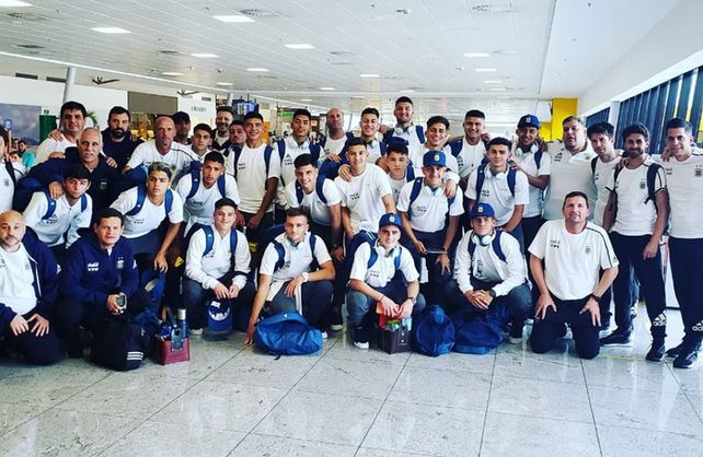 La Selección Argentina Sub 17 se instaló en Brasil para el Mundial