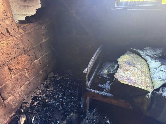 El incendio fue este jueves por la tarde.