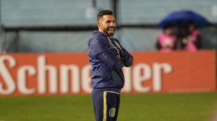 Sigue sumando. Tevez se fue muy contento por lo hecho por el equipo en Sarandí.