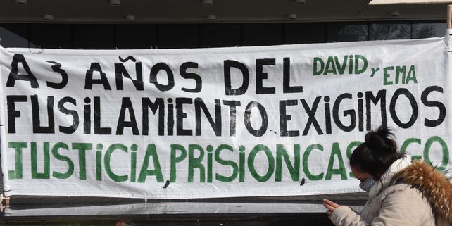 Los familiares de Emanuel y David estuvieron dentro y fuera del Centro de Justicia Penal