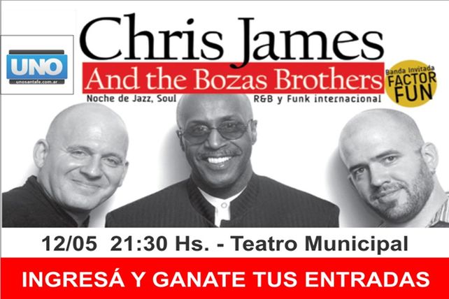 Te invitamos a disfrutar del más sofisticado Jazz con Chris James