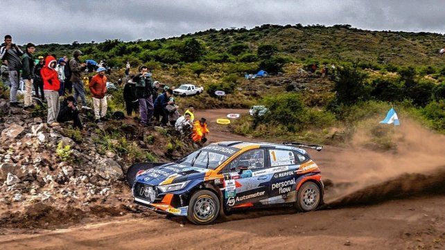 Fau Zaldívar, al comando del Rally de Jesús María