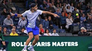 Cerúndolo perdió con Tsitsipas y se despidió del Masters de París