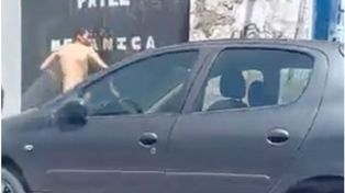 Viral: persecución de película a un amante desnudo por las calles de Salta
