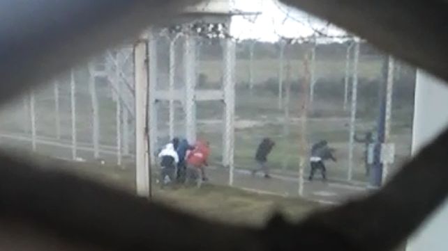 El momento de la fuga fue filmado por otros reclusos.