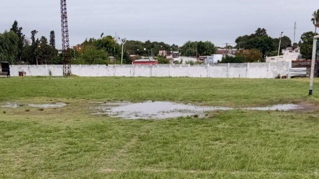Así estaban las canchas de la Liga Paranaense.
