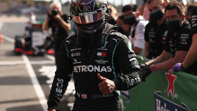 Lewis Hamilton fue el más rápido y larga primero este domingo en el GP de Portugal.&nbsp;