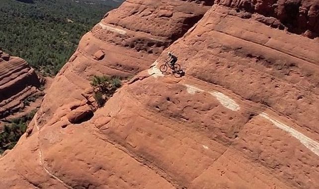 La travesía en bicicleta