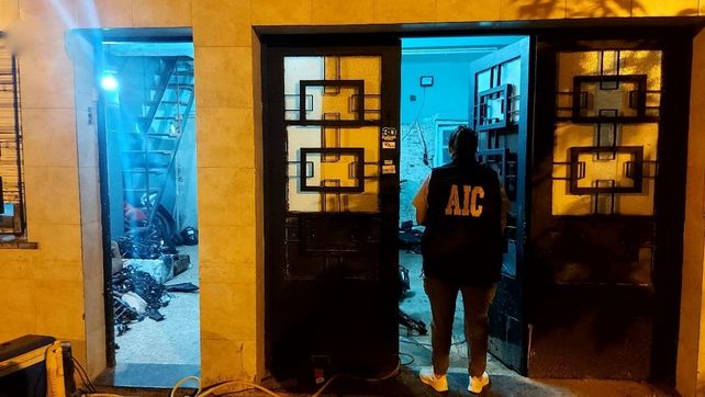 El taller mecánico funcionaba en Entre Ríos al 4600.