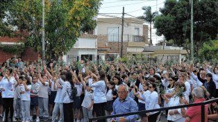 Bendición. El Domingo de Ramos la convocatoria será en la puerta del club Patronato de la Juventud Católica, igual que el año pasado.