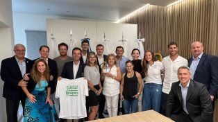 El presidente de la Wada visitó el COA, y se reunió con autoridades y la comisión de atletas.