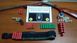 Peligro. Se secuestró el armamento ante las amenazas de muerte.&nbsp;