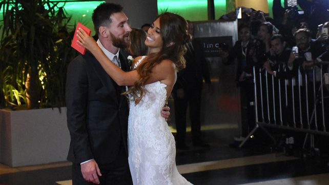 Messi y Antonela Roccuzzo ya son marido y mujer