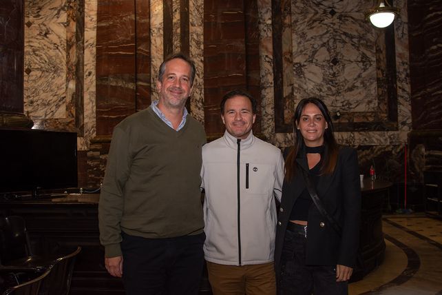 Sebastián Tamborini, Maximiliano Lombardi y María Laura Guarnascheli