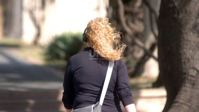 Jornada ventosa en la ciudad de Santa Fe