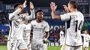 Real Madrid le ganó como visitante a Getafe y pasó a comandar las posiciones en España.