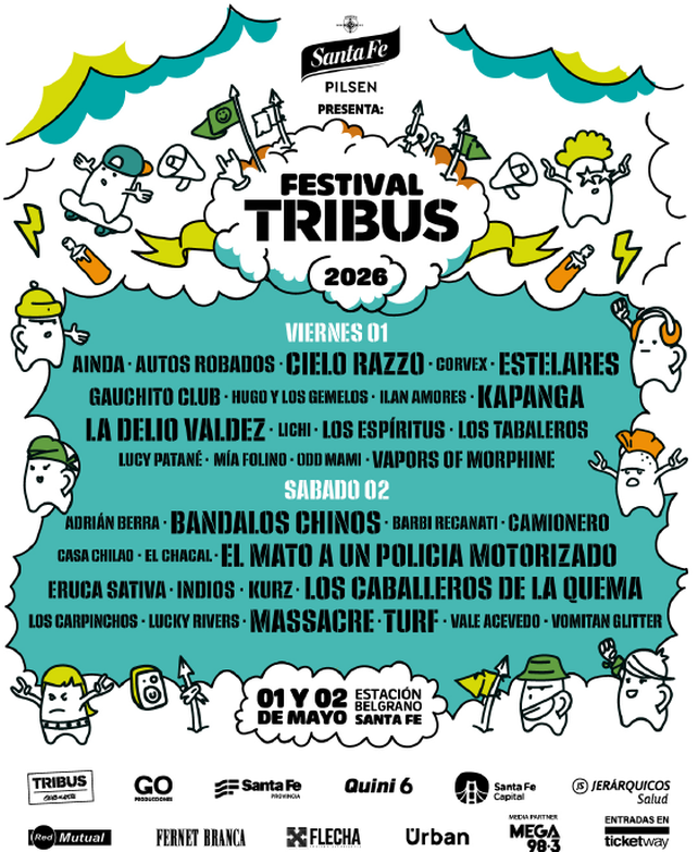 Recta final: el Festival Tribus entre en su cuenta regresiva y se agotan las preventas para el 1 y 2 de mayo