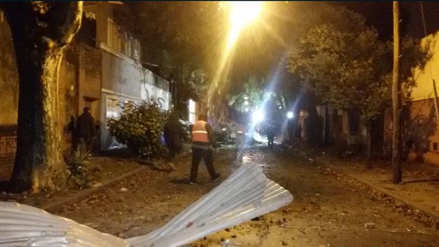 La explosión causó grandes daños en el laboratorio.