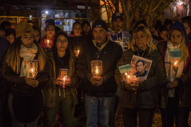Procesión por la desaparición de Juan José Páez