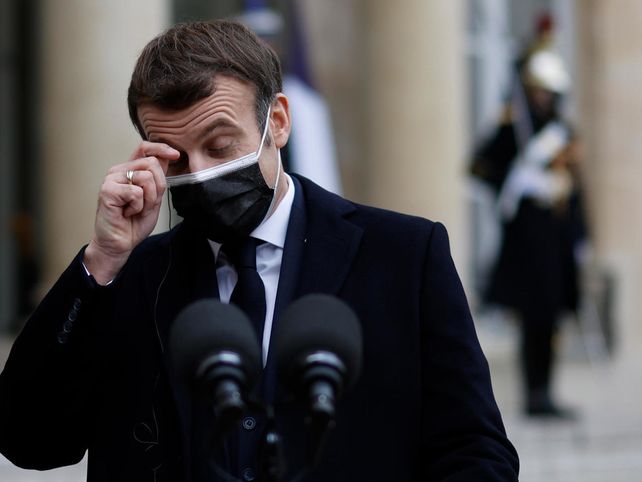 El presidente de Francia dio positivo de Covid