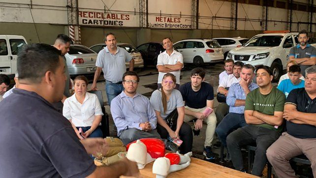 Trabajadores municipales recibieron capacitación en Reanimación Cardio Pulmonar (RCP)