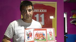 Antonio Silva, padre de Pablo y entrenador en el club donde jugaba el chico. La canchita era su lugar en el mundo, dijo sobre el lugar donde lo mataron.
