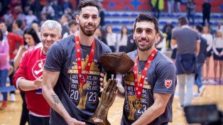 Campazzo y Vildoza son campeones de la Copa de Serbia