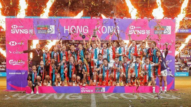 Los Pumas 7s fueron campeones por primera vez en Hong Kong.