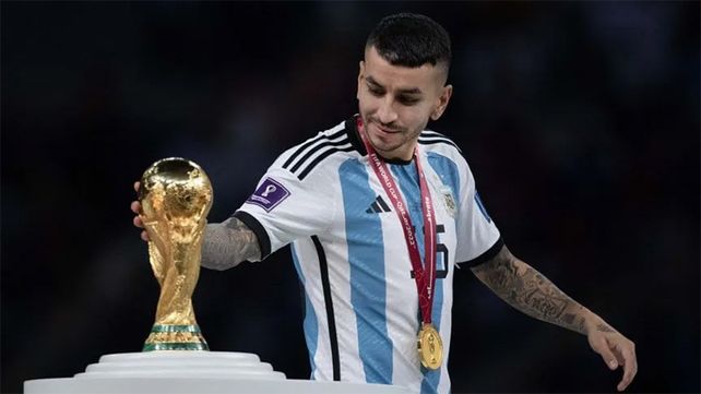 Ángel Correa fue campeón del mundo con la selección argentina en Qatar 2022.