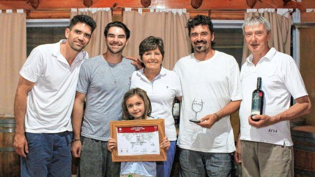 La medalla de oro en Tannat al Mundo representa una distinción no sólo para la familia de Los Aromitos