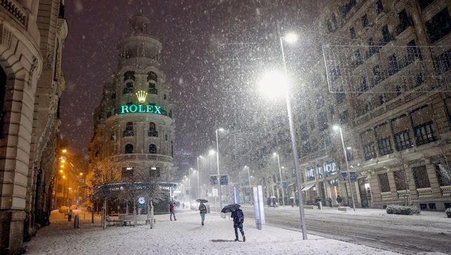 El impresionante temporal Filomena provocó un caos y cuatro muertes en España