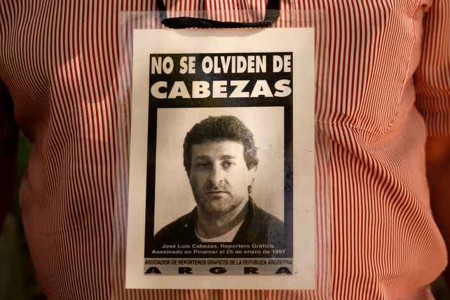 El acto en memoria de José Luis Cabezas será este domingo