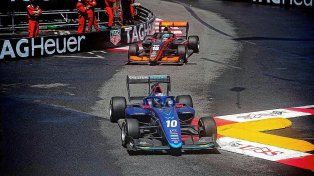Colapinto quedó segundo en los ensayos de la Fórmula 3 en Montecarlo