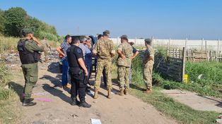 Desembarco. El Comando de Ingenieros recorrió tres barrios de la ciudad.