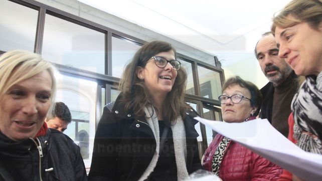 Movilizador. Durante más de una hora la militante nacida en cautiverio explicó cómo recuperó su identidad.