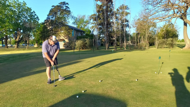 Perdió una pierna en el piquete agrario de 2008 en Firmat y hoy sueña con competir en golf adaptado