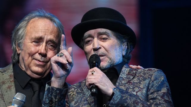 Sabina y Serrat. El recital fue suspendido y continuar&aacute; el 22 de mayo.