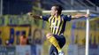 El goleador auriazul. Ijiel Protti marcó dos de los cinco goles de ayer en el Gigante. En total lleva 5 en esta Copa Santa Fe.