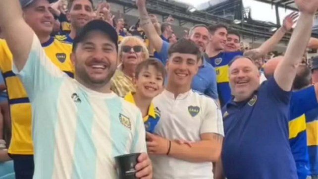 Diego Brancatelli entró al Maracaná con la barrabrava de Boca y lo tildaron de mufa
