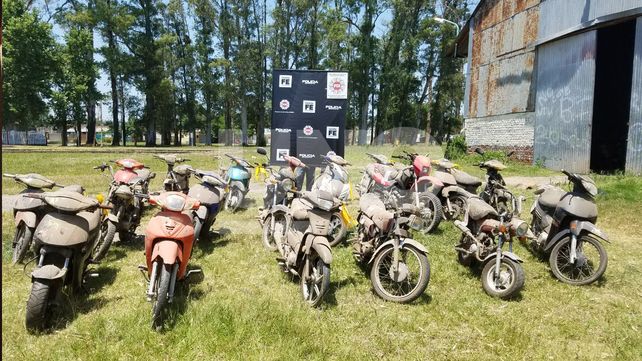 En el depósito municipal de Santo Tomé identificaron 22 motos robadas