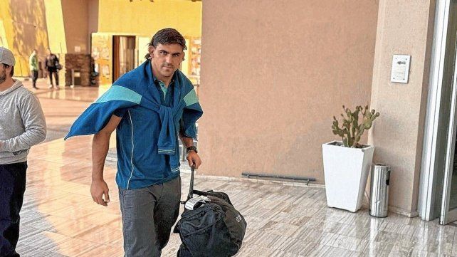 Los Pumas llegaron a San Juan para enfrentar a Inglaterra. Los Pumas llegaron a San Juan para enfrentar a Inglaterra.
