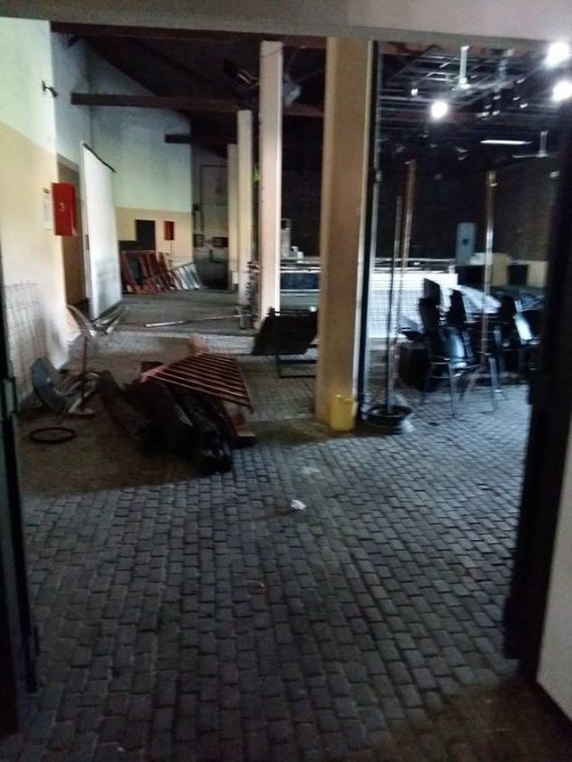 La sala principal del Juan L. se convirtió en un depósito.&nbsp;