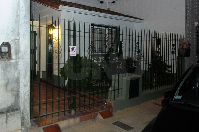 La casa del fiscal asaltada este sábado en barrio Sur.